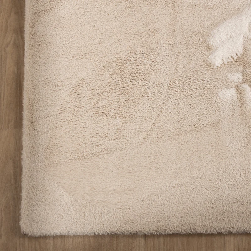 Flauschiger Teppich - Cozy Beige