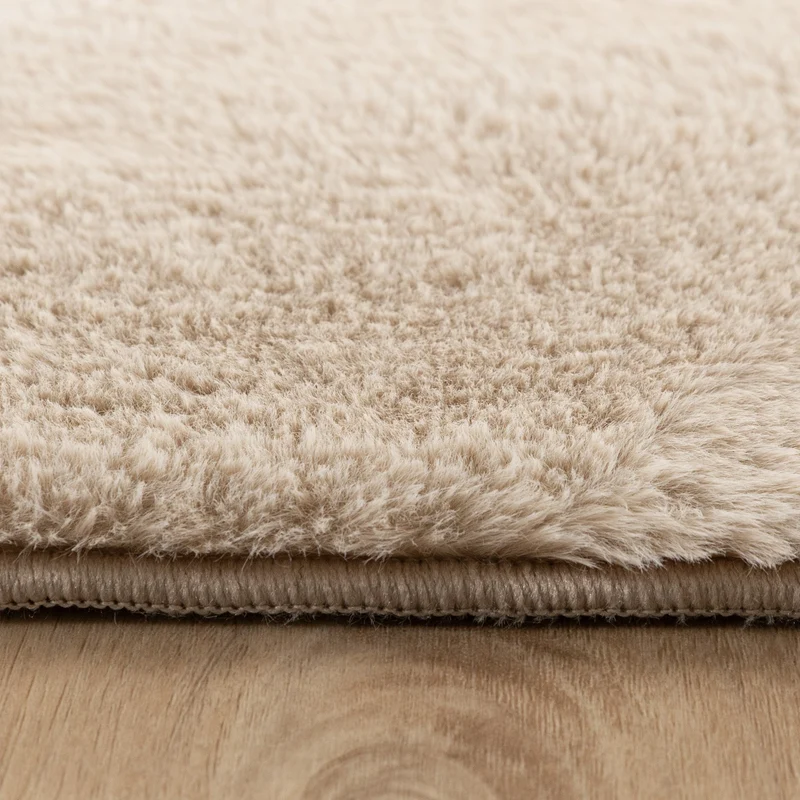 Flauschiger Teppich - Cozy Beige