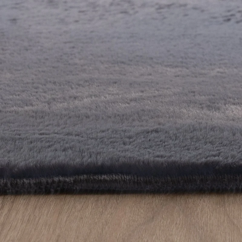 Flauschiger Teppich - Cozy Anthrazit