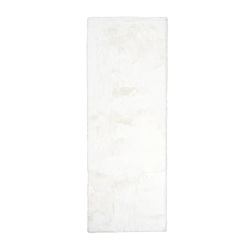 Hochflor Läufer - Comfy Supreme Weiß