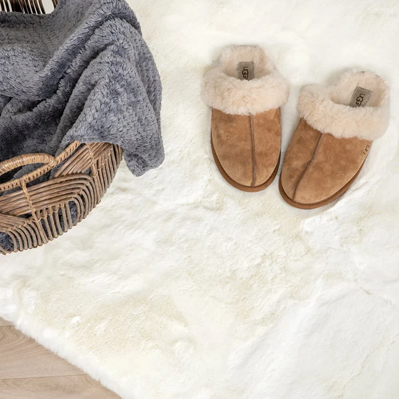 Hochflor Läufer - Comfy Supreme Weiß