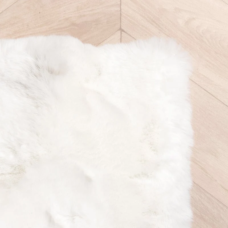 Hochflor Läufer - Comfy Supreme Weiß