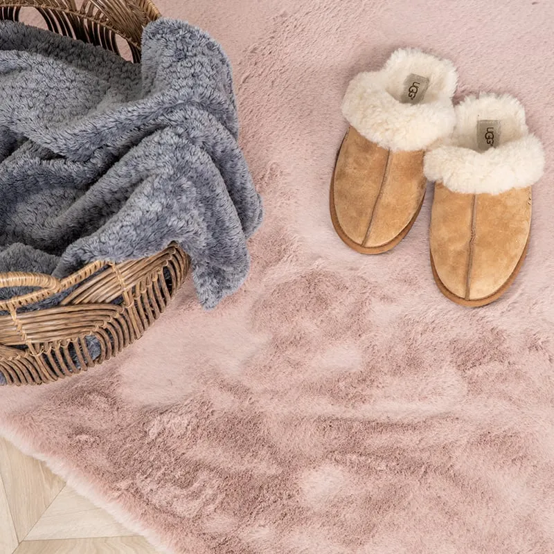 Hochflor Läufer - Comfy Supreme Rosa