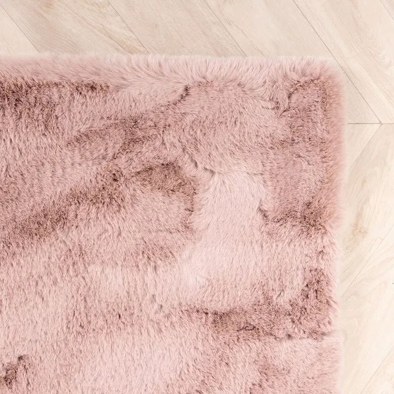 Hochflor Läufer - Comfy Supreme Rosa