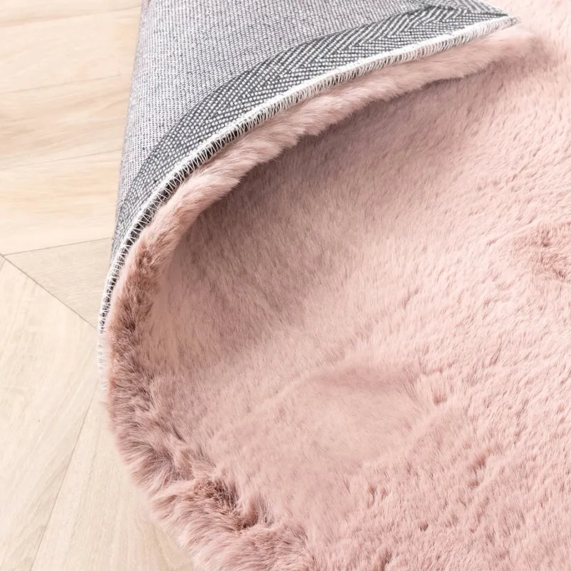 Hochflor Läufer - Comfy Supreme Rosa