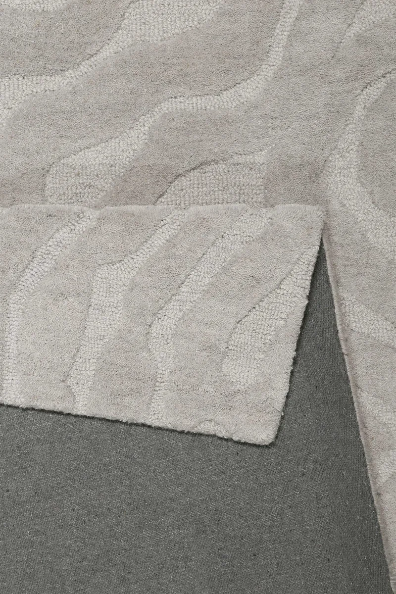 Esprit Kurzflor Teppich Grau "Bay Edition"
