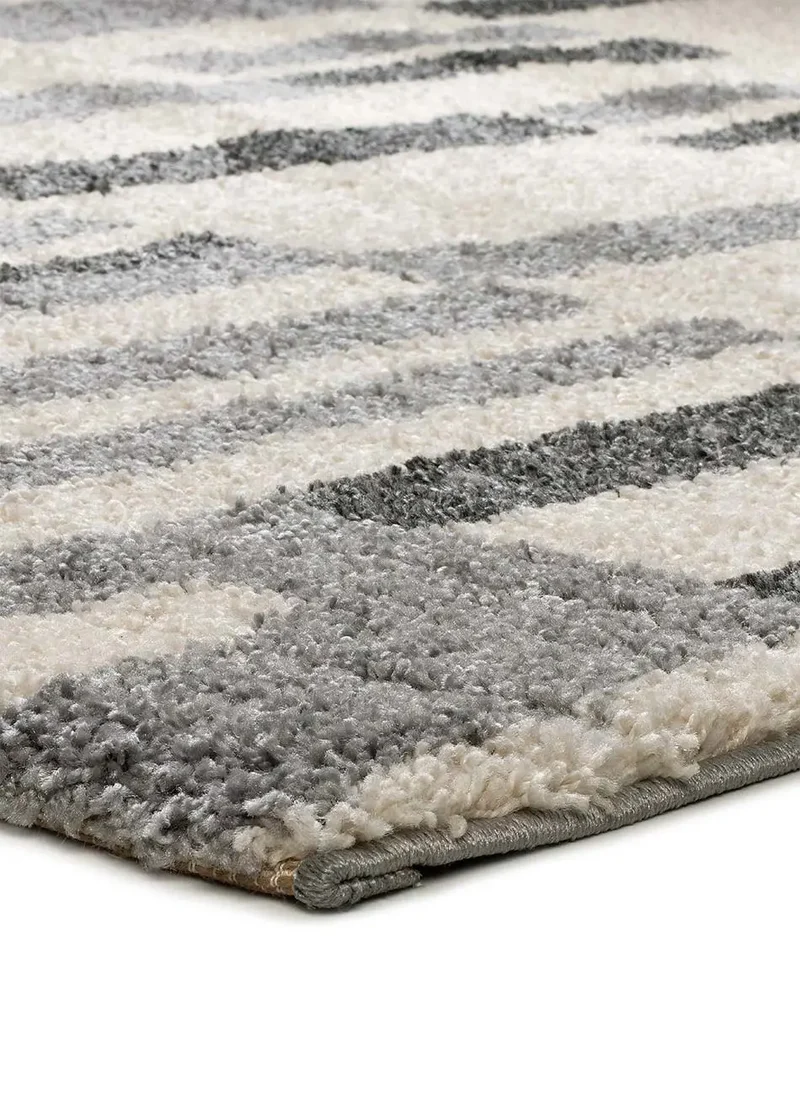 Alfombra shaggy Enya 8733 Plata