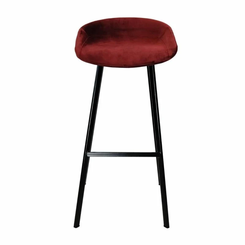 Barhocker Samt - Rot