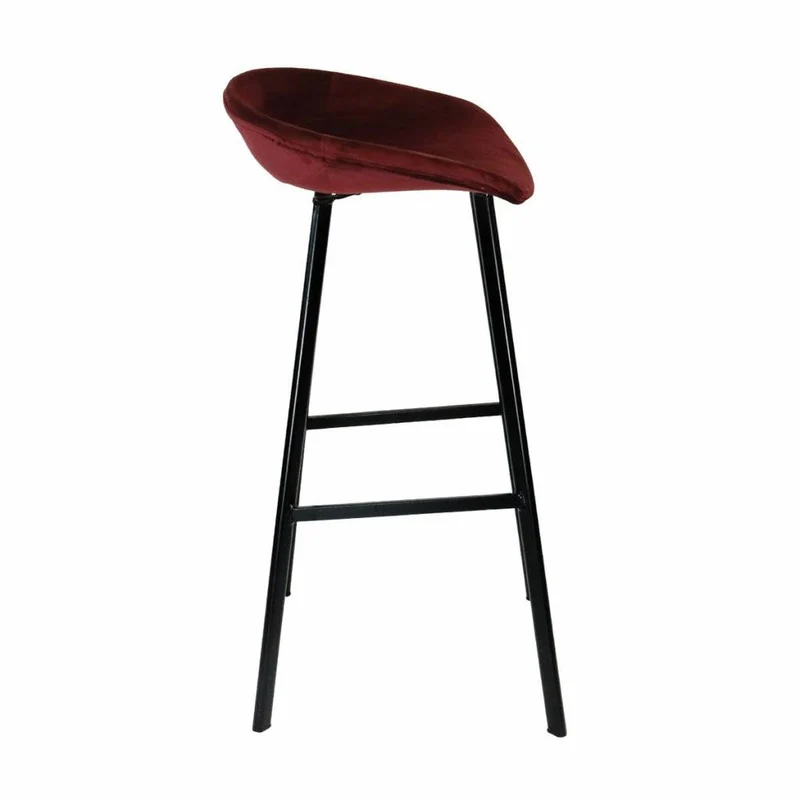 Barhocker Samt - Rot