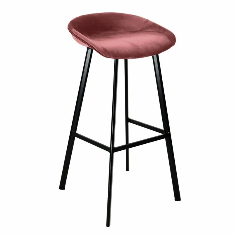 Barhocker Samt - Rosa