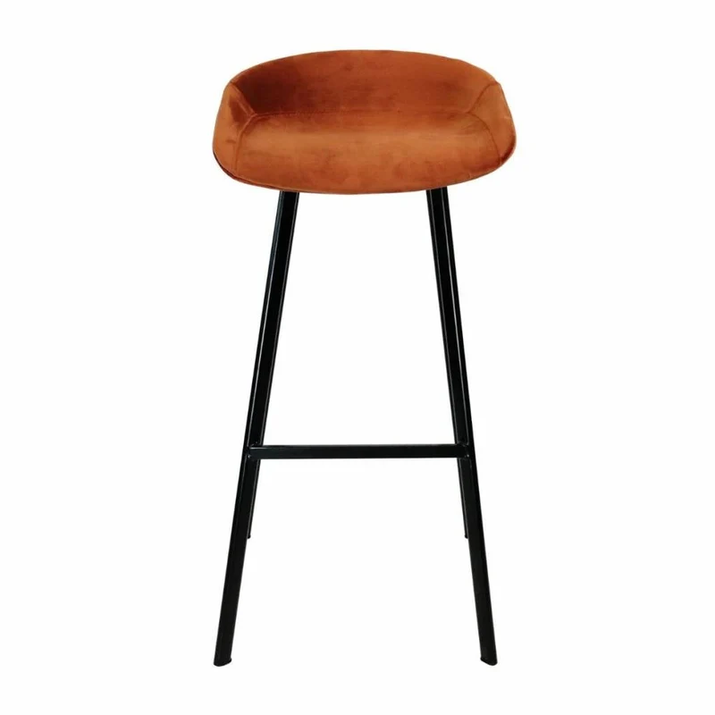 Barhocker Samt - Orange