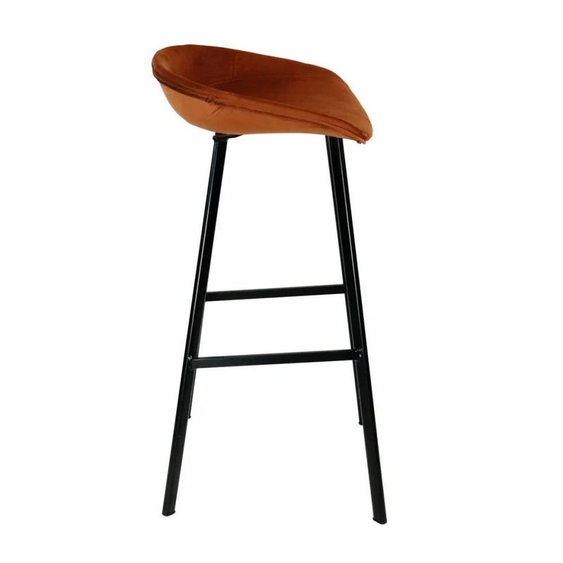 Barhocker Samt - Orange