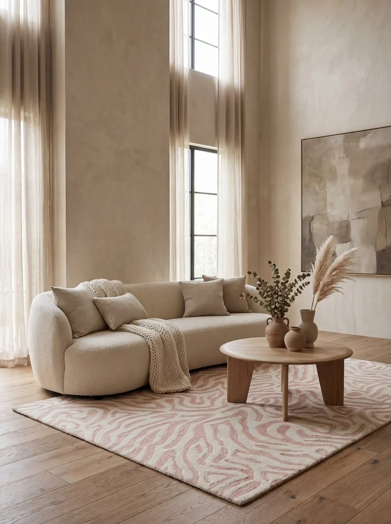Pink Panther · Handgetuftet – Rosa, 170x240 cm
