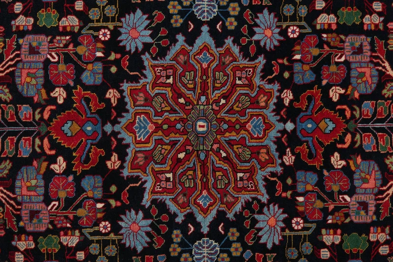 Nahavand · Handgeknüpft – Blau, 235x157 cm