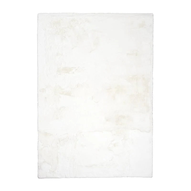 Hochflor Teppich - Comfy Supreme Weiß