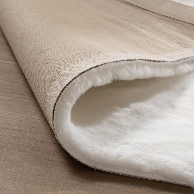 Hochflor Teppich - Comfy Supreme Weiß
