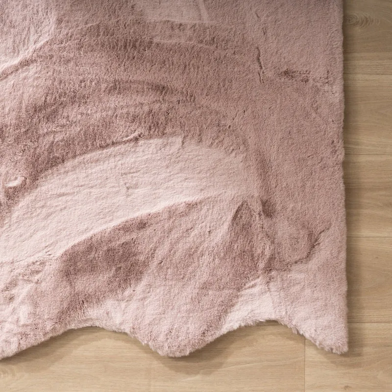Hochflor Teppich - Comfy Supreme Wavy Rosa