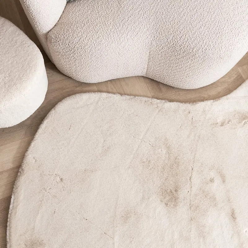 Hochflor Teppich - Comfy Supreme Ripple Creme