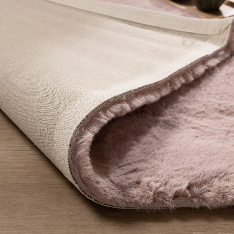 Hochflor Teppich - Comfy Supreme Rosa