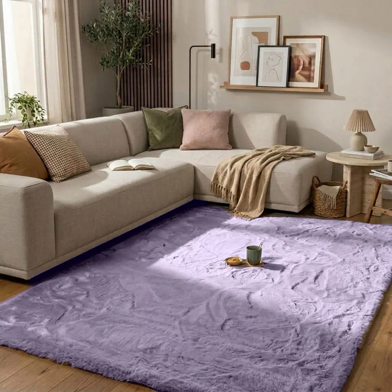 Hochflor Teppich - Comfy Supreme Lila