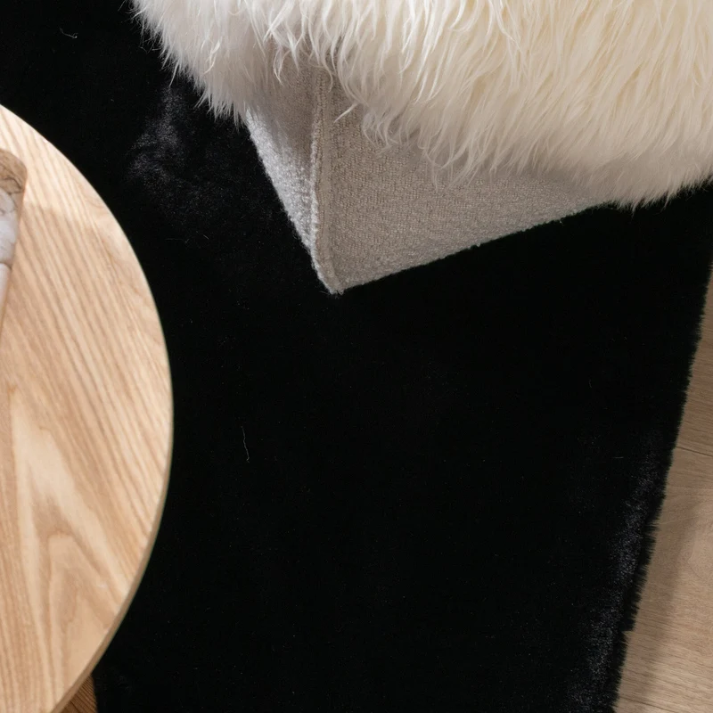 Hochflor Teppich - Comfy Supreme Schwarz