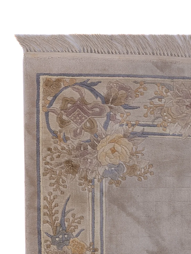 China Seide Teppich 70x140cm - Orientteppich - hellbeige