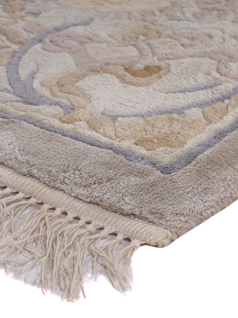 China Seide Teppich 70x140cm - Orientteppich - hellbeige