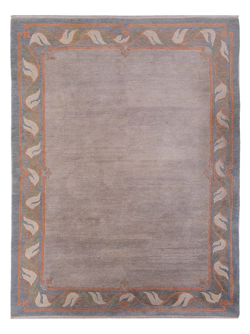 Nepal Teppich 247x355cm - Wollteppich - taupe