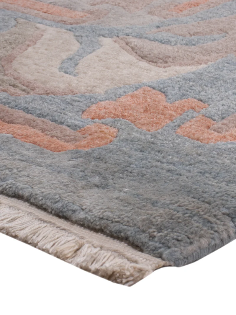 Nepal Teppich 247x355cm - Wollteppich - taupe