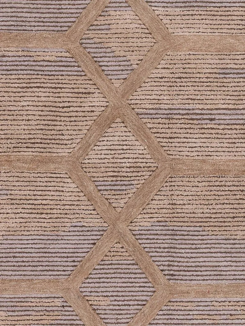 Designer Teppich 230x290cm - hellbeige