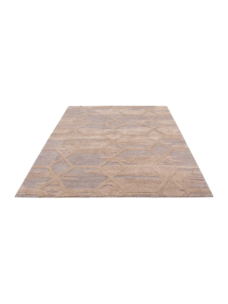 Designer Teppich 230x290cm - hellbeige