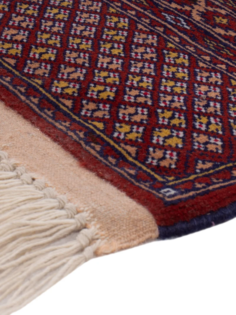 Turkaman Teppich 82x300cm - Orientteppich - dunkelrot