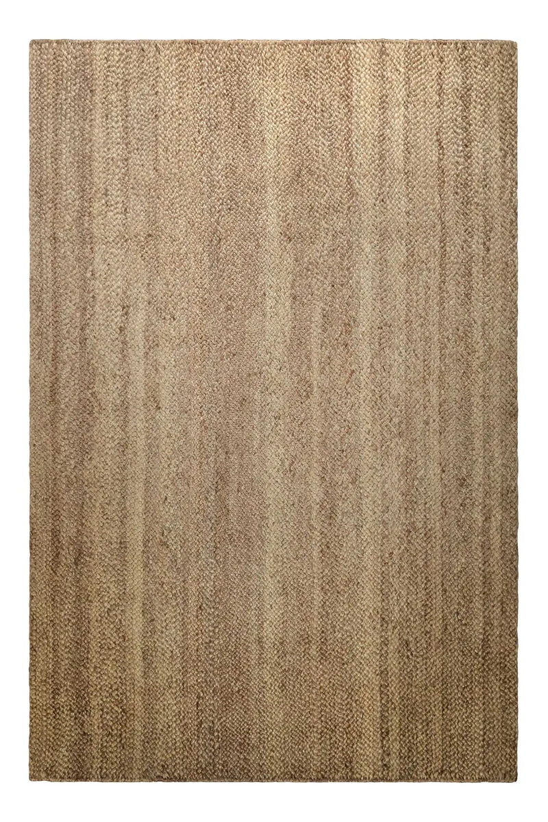 Teppich Natur Braun aus Jute "Camari" Green Looop