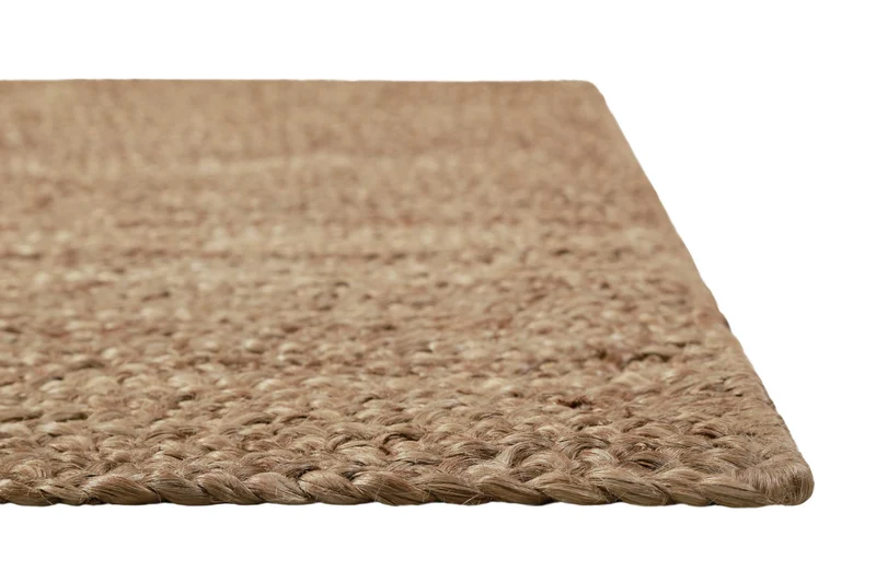Teppich Natur Braun aus Jute "Camari" Green Looop