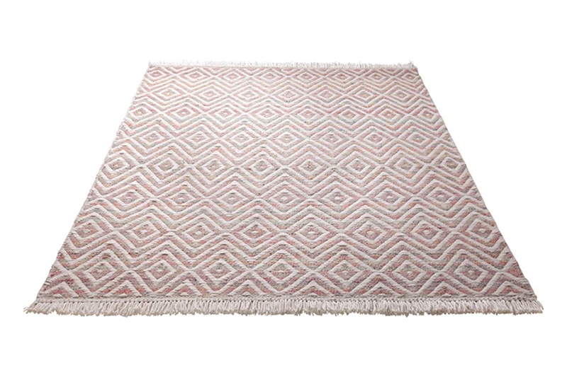 Esprit Kelim Teppich rot "Vector"