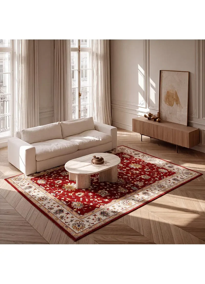 Alfombra vintage Classic 12505 Rojo