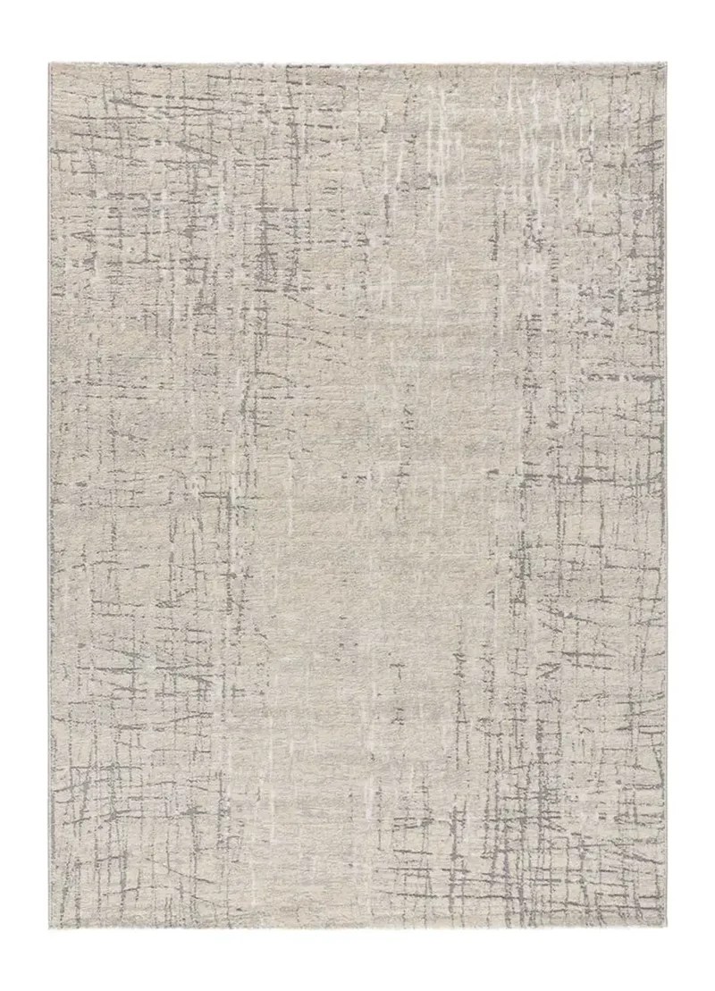 Alfombra abstracta Sensation 12523 Plata