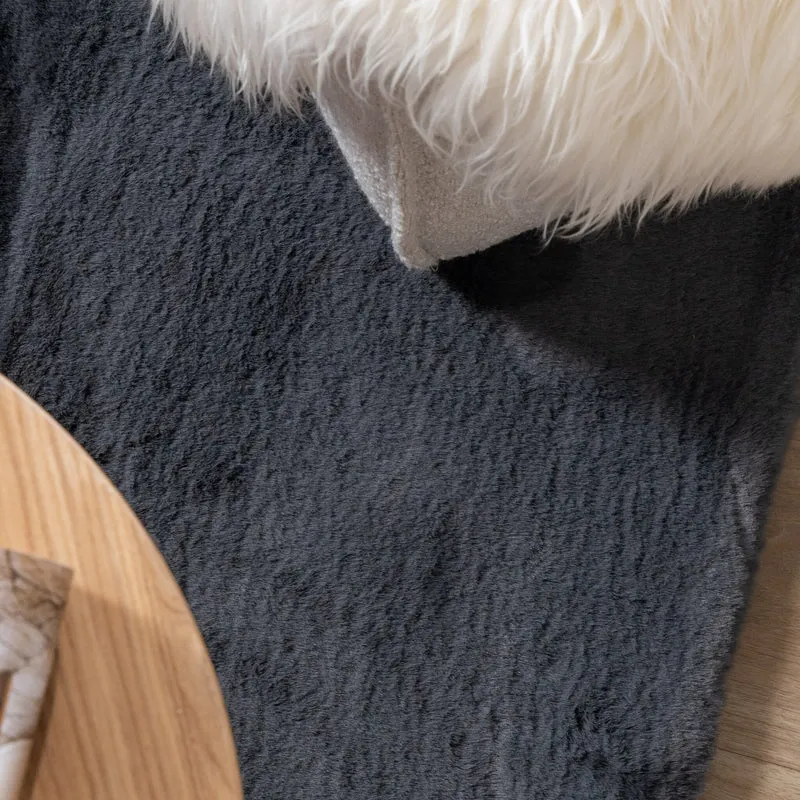 Hochflor Teppich - Comfy Supreme Anthrazit