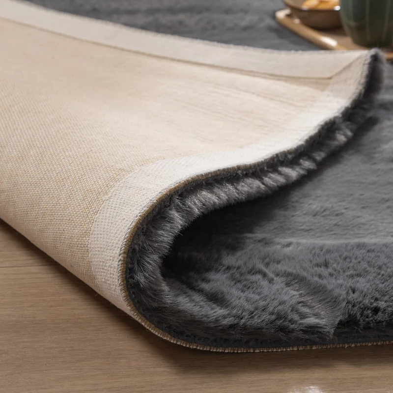 Hochflor Teppich - Comfy Supreme Anthrazit