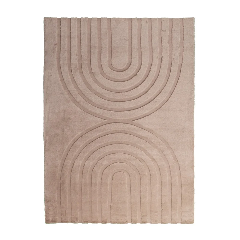 Hochflor Teppich - Carvy Arches Taupe