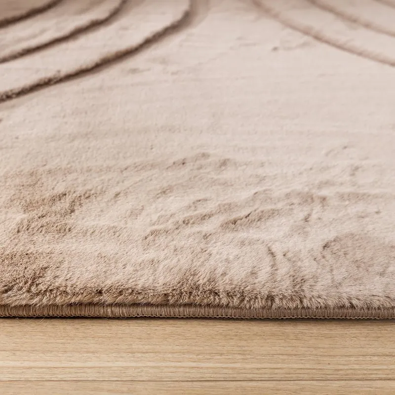 Hochflor Teppich - Carvy Arches Taupe