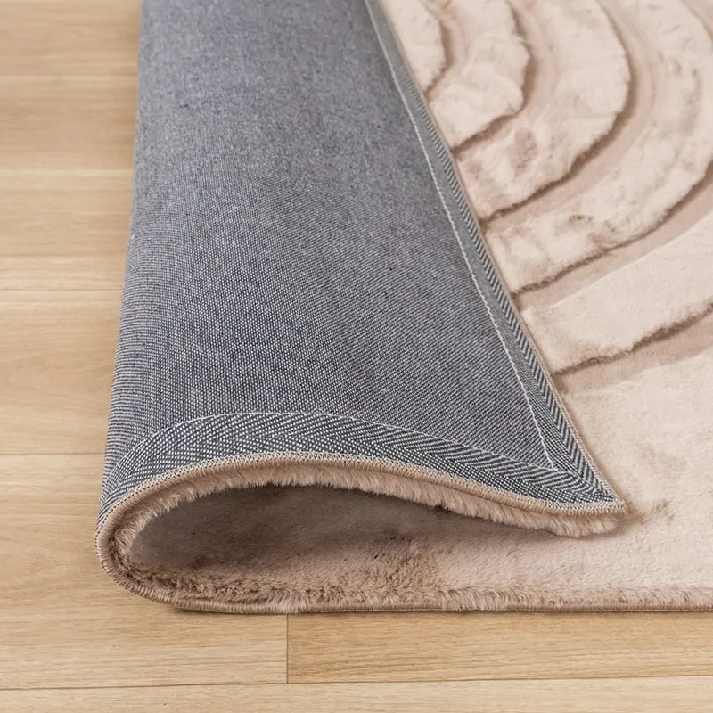 Hochflor Teppich - Carvy Arches Taupe