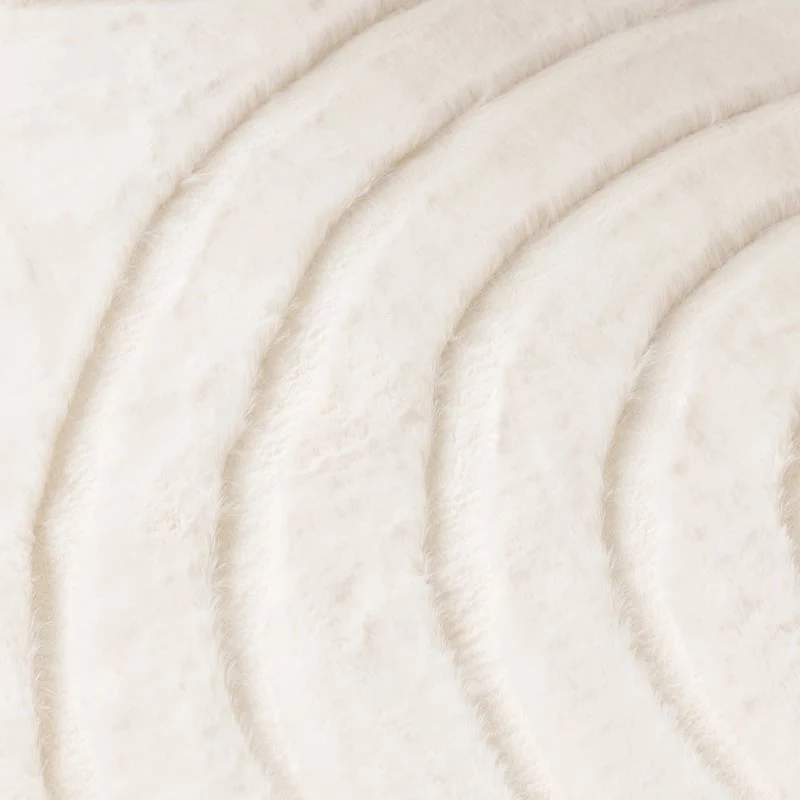 Hochflor Teppich - Carvy Arches Creme
