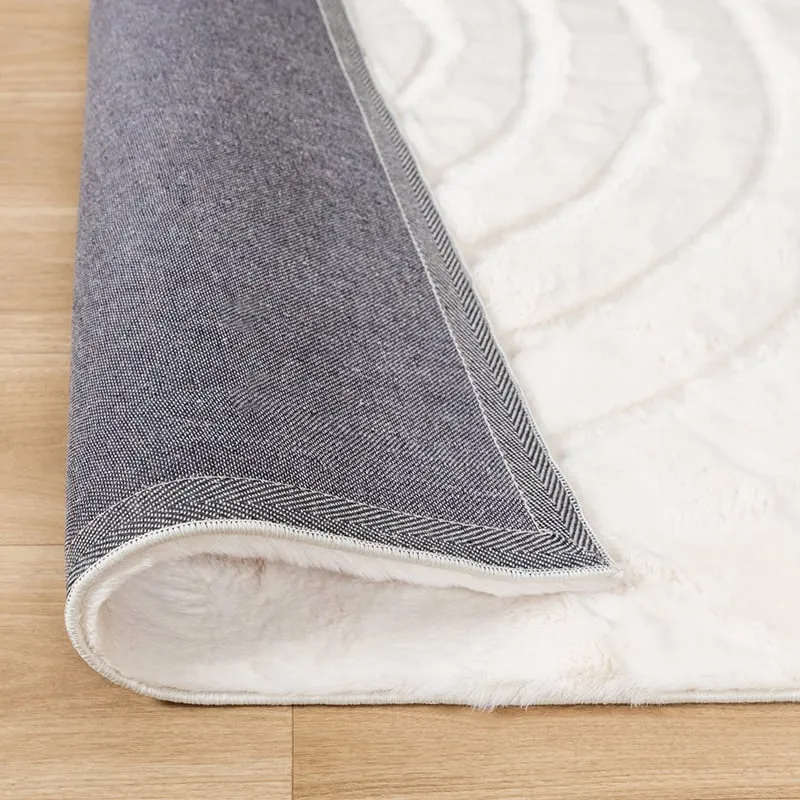 Hochflor Teppich - Carvy Arches Creme