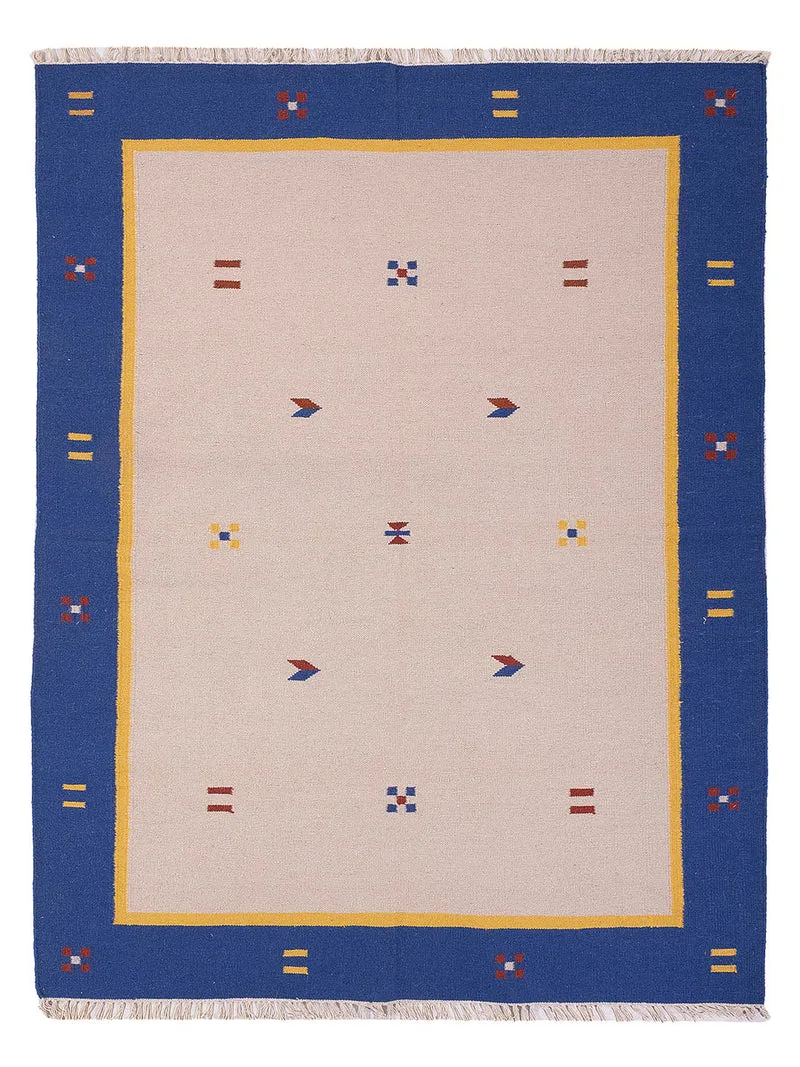 Kelim Modern Teppich 170x240cm - beige