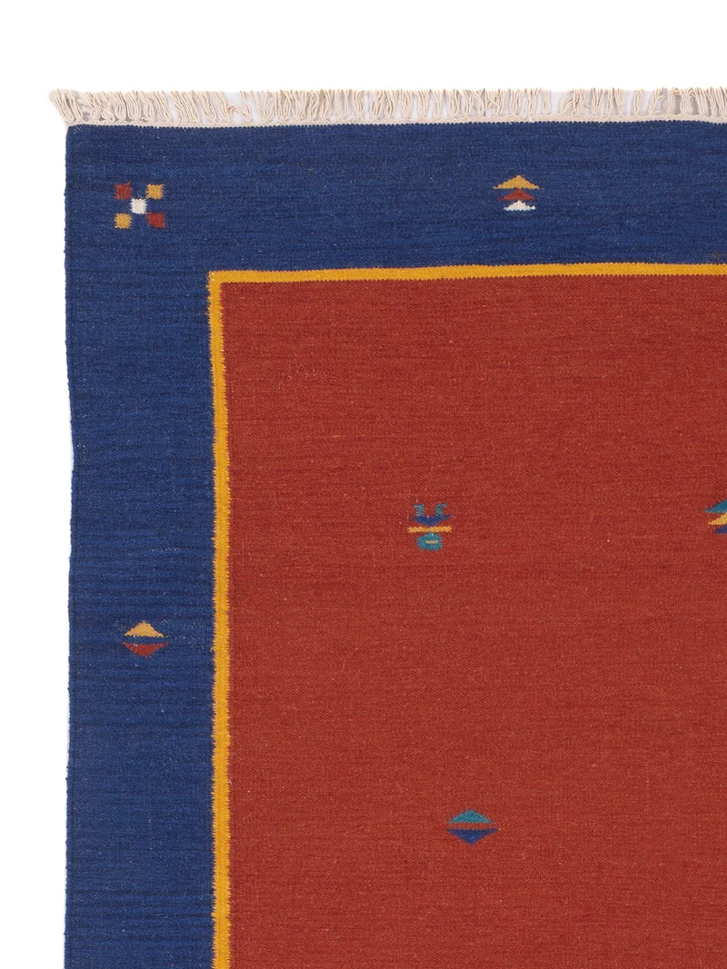 Kelim Modern Teppich 170x240cm - rost