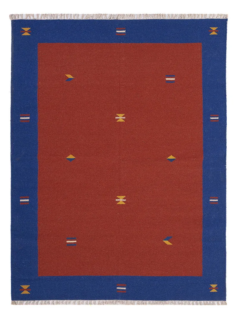 Kelim Modern Teppich 170x240cm - rost