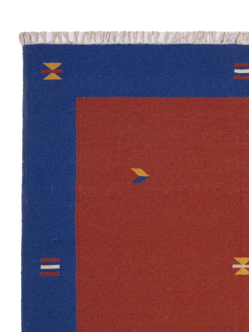 Kelim Modern Teppich 170x240cm - rost