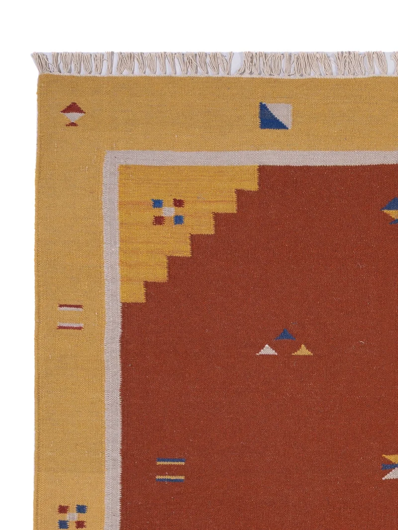 Kelim Modern Teppich 170x240cm - rost