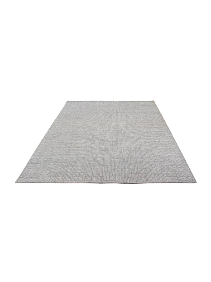 Wollteppich 236x295cm - hellgrau
